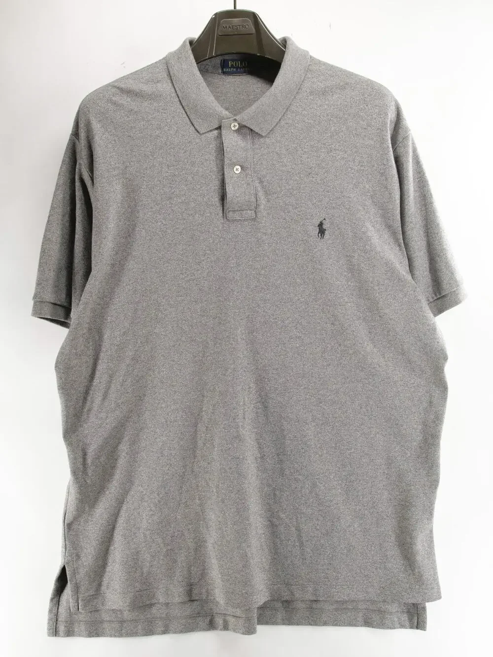 Polo Ralph Lauren Men's 2XL Grey Classic Fit Short Sleeve Polo Shirt Casual Work